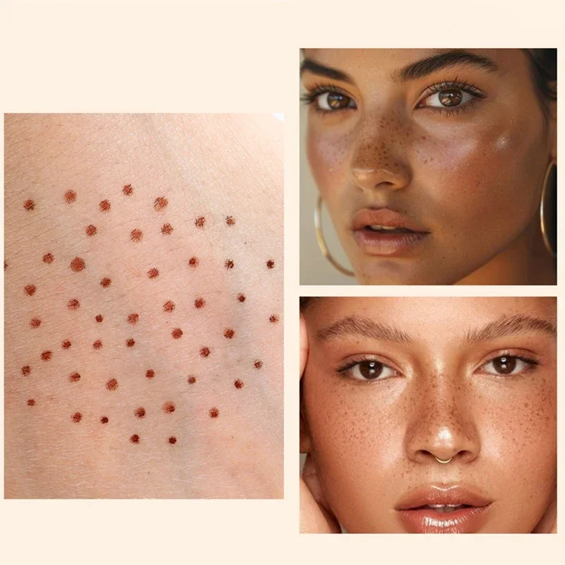 Caneta de sardas à prova de água para efeito natural_voghion.com