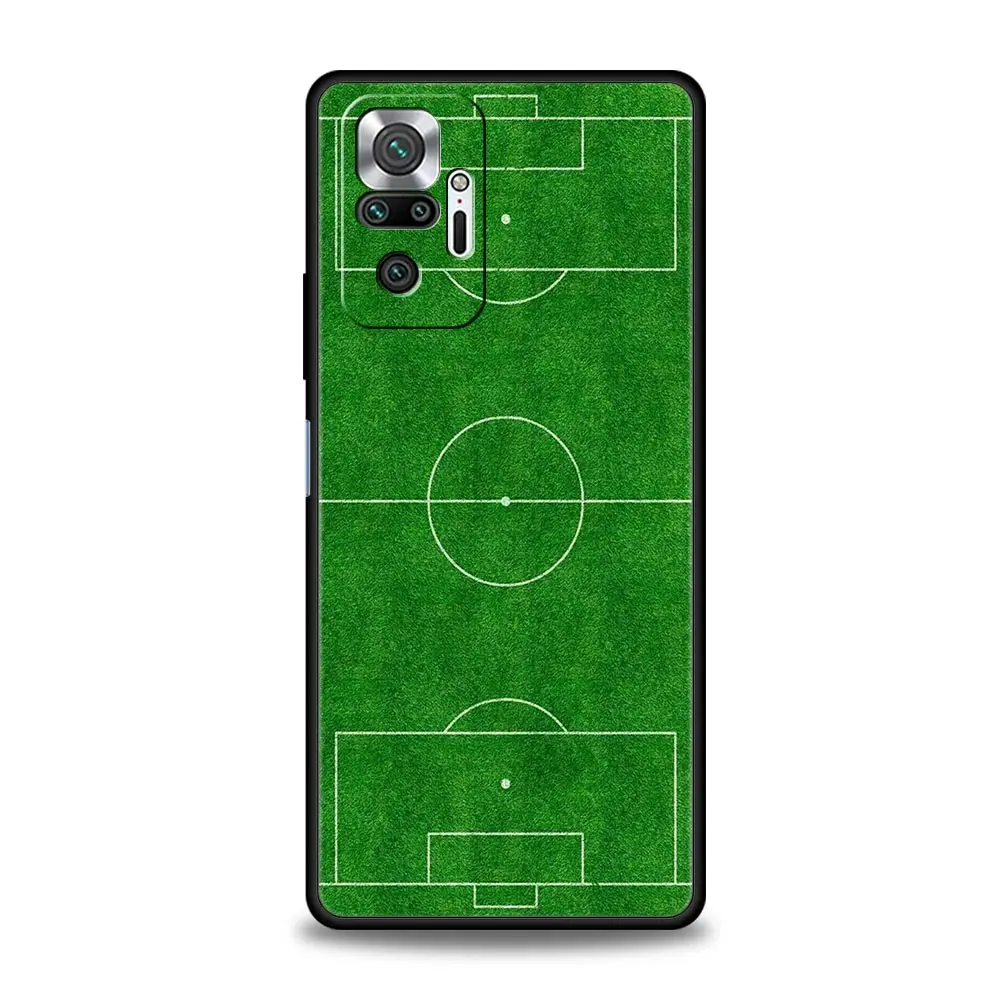 Football Passion Soccer Ball Design Phone Case - Sleek Black Cover