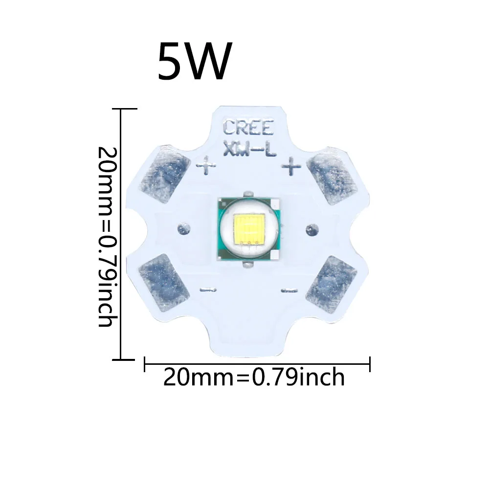 Linterna LED de alta potencia para bicicleta y coche, 3W, 5W, 10W, 18W,  3535, XPE, 5050, XML2, XHP50, T6, 3V, 6V, luz de cuentas blanca fría,  bricolaje - AliExpress