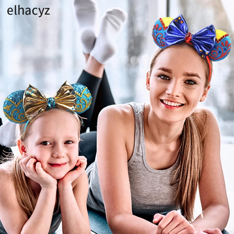 Niedliche Moana-Ohren-Stirnbänder für Kinder, Haken-Schleifen-Haaraccessoires für Frauen, Frangipani-Blumen-Haarband, Mädchen-Spiral-Muschel-Kopfschmuck – Detail 12