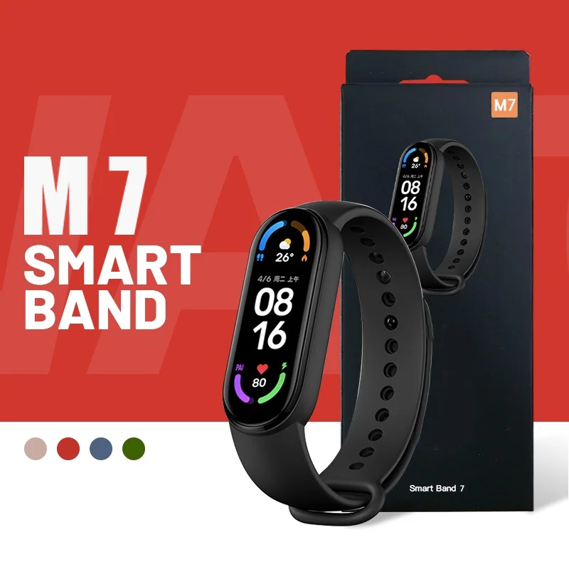 M7 Smart Watch Men Women Fitness Tracker Sport Watches Smart Band