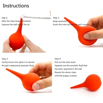 수동 양수 액체 흡입 장치 개 고양이 애완 동물 강아지 고양이 질식 펌핑 배달 비강 홈 클리닉 D0LD