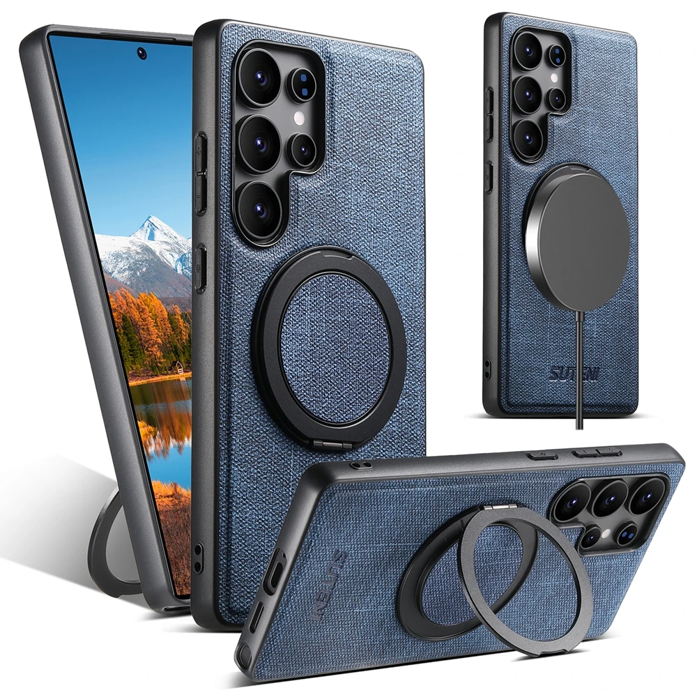 Magnetic 360° Ring Kickstand Phone Case with Magsafe Compatibility