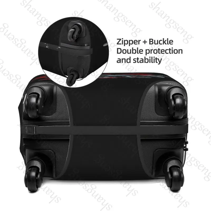 Horror Characters Skull Thicken Luggage Cover Elasticity Trolley dust cover Suitcase Protection Suitcase Case Accessories