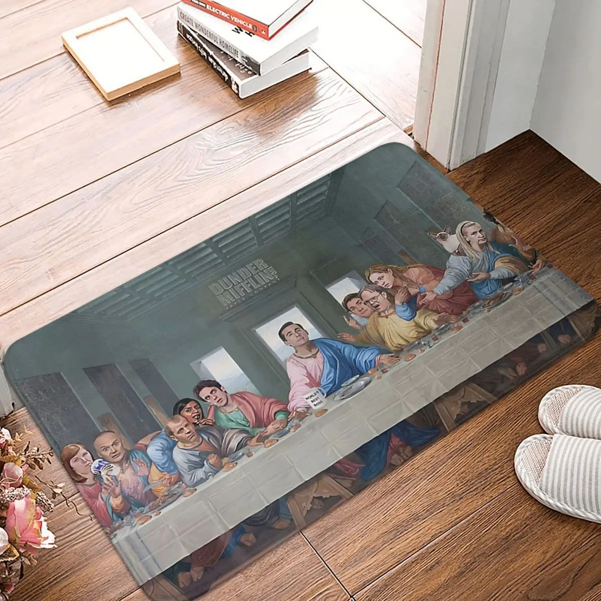 Meme Tappetino Antiscivolo L'Ultima Cena Office Edition Tappeto Da Bagno Tappetino Da Cucina Outdoor Home Modern