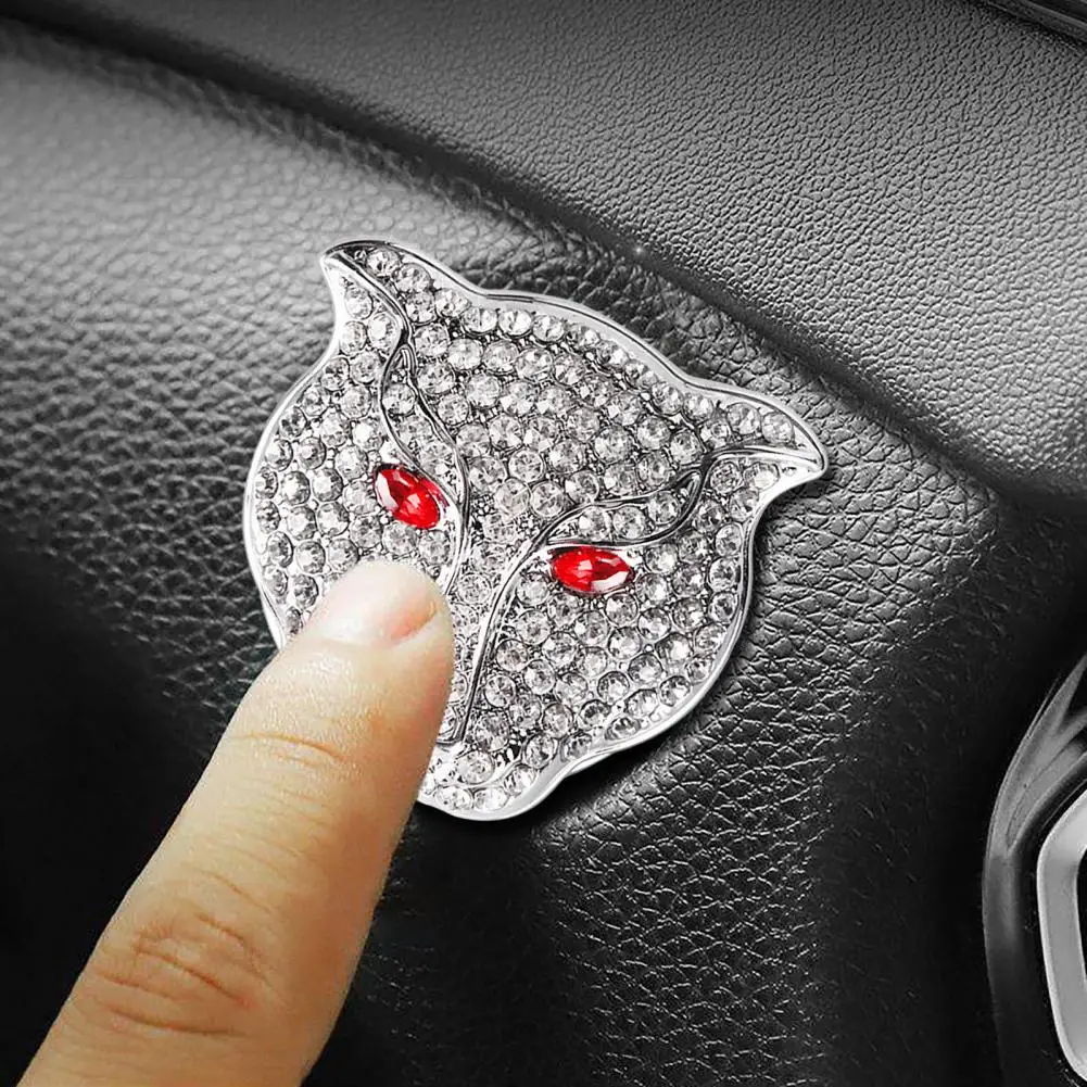 

Start Button Cover Durable Lightweight Car Interior Engine Ignition Protective Cover for Automobile Decoraqtions Car Accessories