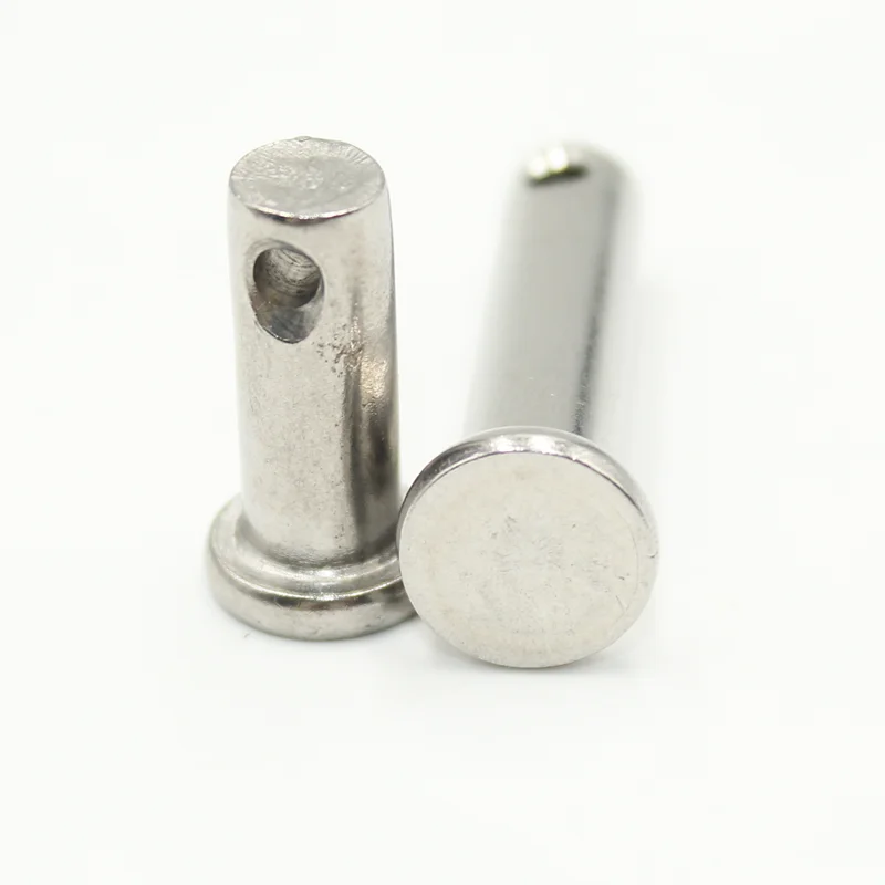 304 Stainless Steel with Hole Pin Shaft Cotter Pin M3 M4 M5 M6 M8 M10 Flat Head Cylindrical Plug GB882 Positioning Pins cylindrical locating dowel pin stainless steel ball lock pins stainless steel pins clips cotter pin assortment kit