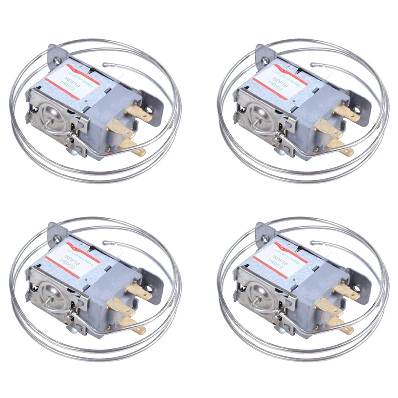 

4X AC 220V-250V Volt 5(4)A 3-Pin 5.8Mm Dia Shaft Refrigerator Thermostat