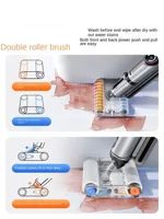UWANT X200 Double Roller Brush Hot Water Floor Washer Welt Washing Drag Suction Drying Household Appliances  Electric Mop 2
