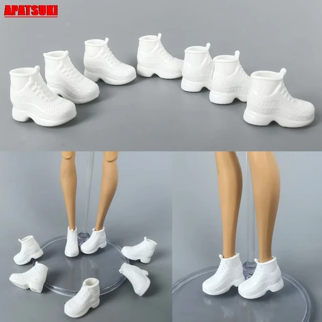 Plastic 5 Layers White Doll Shoes Rack / Random 12 Pairs Shoes Dollhouse  Furniture Accessories for Barbie Doll Kids Toy - AliExpress