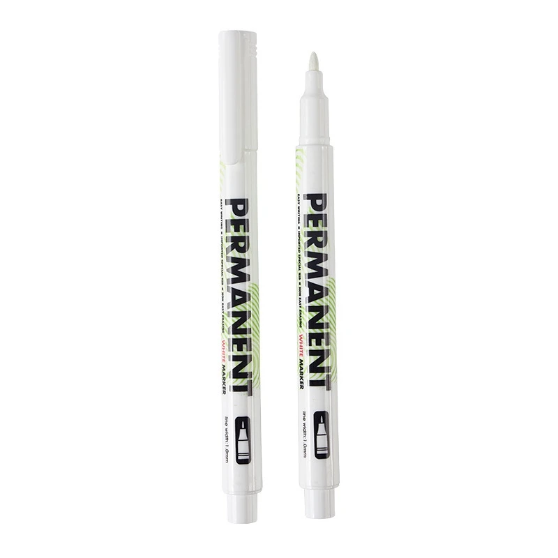 3 PCS White Marker Pens Set Manga Lettering markers Oily based permanent ink Drawing brush pen Art School supplies Stationery permanent marker pen white marker pens marker pens permanent marker permanent markers art markers art marker pen
