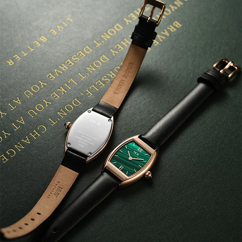 CARNIVAL Brand Fashion Quartz Wristwatches Luxury Ultrathin Square Case Rose Gold Girls Watch Waterproof for Women Reloj Mujer