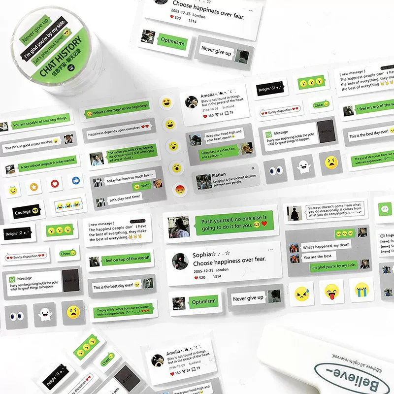 1Pc 정보 우주 시리즈 Washi 테이프 귀여운 장식 콜라주 접착제 스크랩북 손으로 만든 마스킹 학생 문구