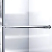 Semi-Frameless Sliding Shower Door, Clear Glass in Oil Rubbed Bronze shower door  glass shower door  shower cabin parts 2