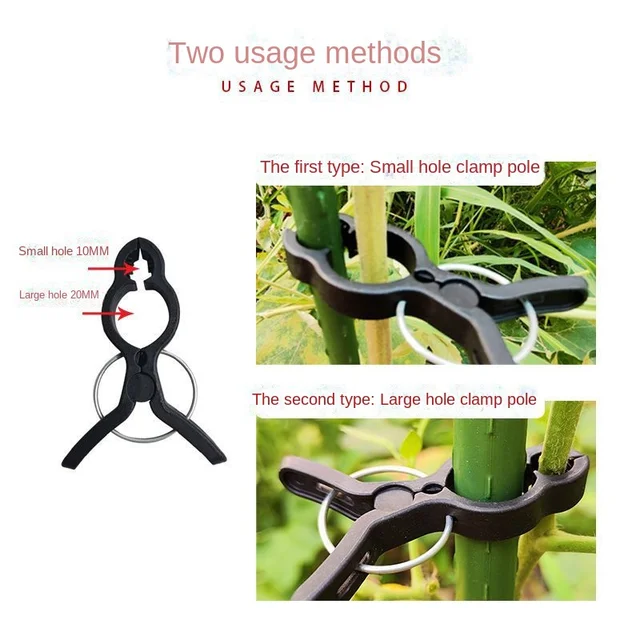 Növényi Oltó Klip Műanyag Kertészszerszám Uborka Padlizsán Görögdinnye, Kerek Szájú Lapos Száj Elleni Billenő Állvány - Image 3