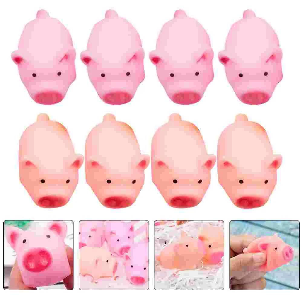 

20 Pcs Mini Cartoon Screaming Pig Child Kids Toy Children's Toys Plastic Squeeze for Adults