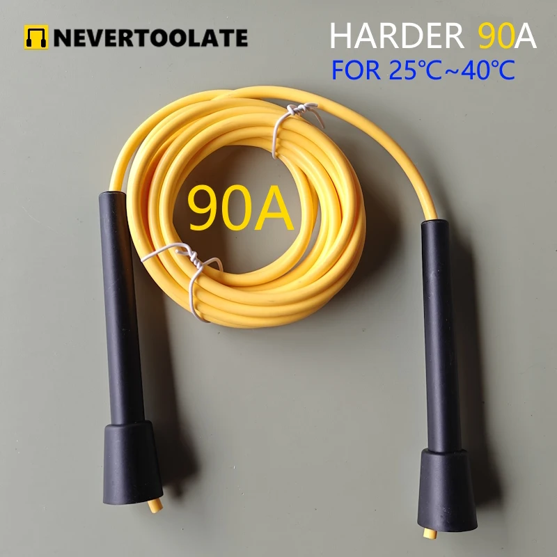 RA SHAPE HANDLE 5.8mm 5mm  pvc skip jump rope MORE HARD 90A SUMMER HOT TEMPERATURE hardness rush athletics  double under