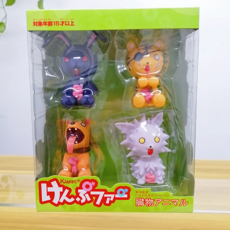 

Genuine Kemp Law Hara-kiri Tiger Touch Electric Cat Anime Figure Fried Cat Red Eyed Rabbit Tongue Tied Dog One Eyed Tiger Toys