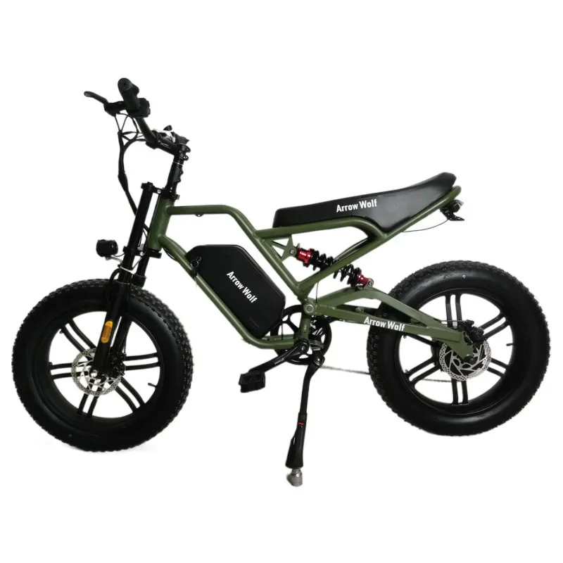 Snow off-road electric moped Off-road snow electric bicycle Snow bicycle trailer bracket