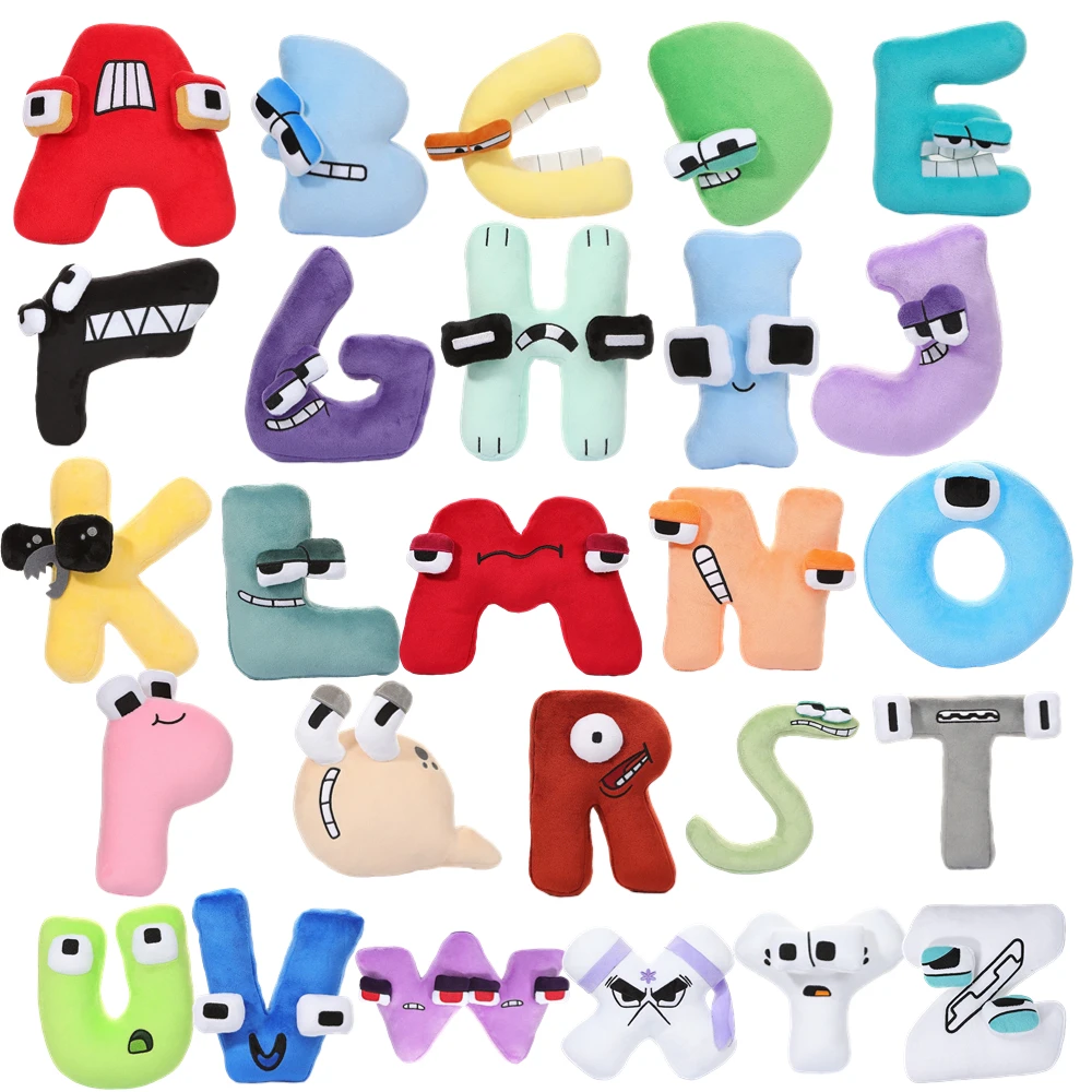 Alphabet Lore Letter Plush Toys Pillow Children's Enlightenment