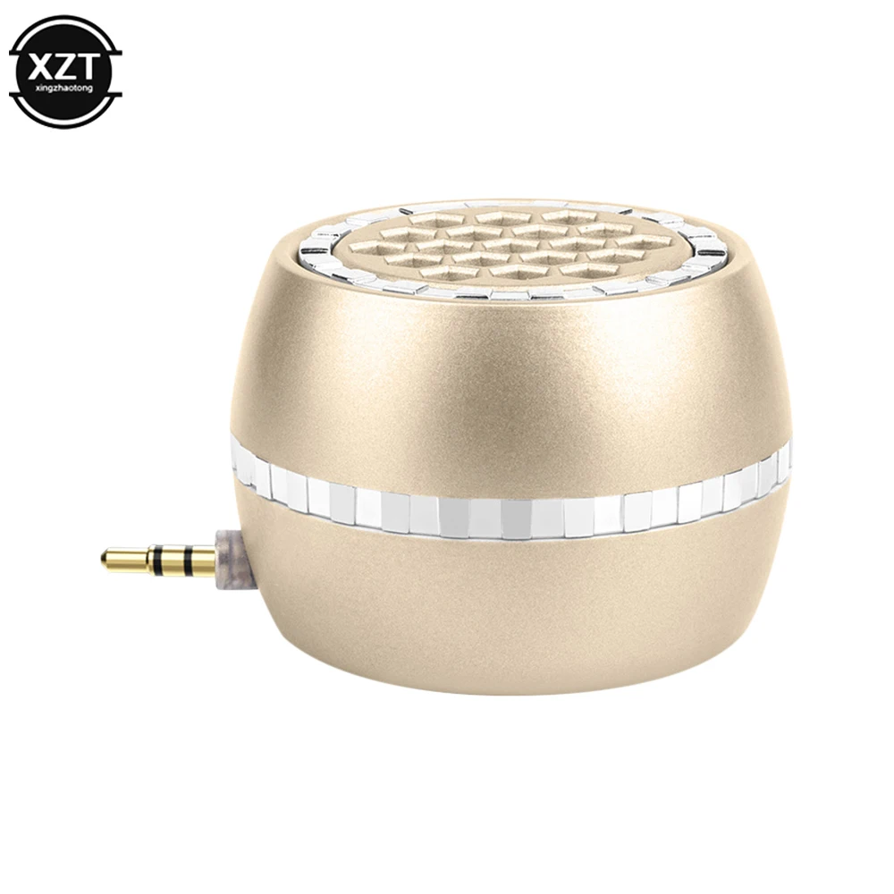 Portable Wireless Speaker Phone External Speaker Universal 3.5mm Jack Mini Sound Box For Smartphone Tablet Laptop MP3 MP4
