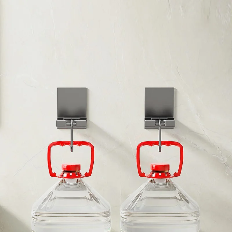 2/4/6Pcs Adjustable Shampoo Bottle Rack Hook Universal Shower Gel Holder Wall Mounted Hand Liquid Soap Hanger Bathroom Shelves 4