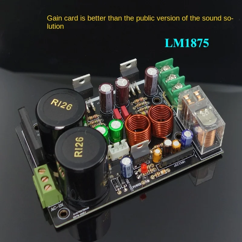 

CG Version LM1875 Has Lower Distortion And Is More Durable To Listen To. The Finished Power Amplifier Board DIY Kit