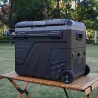 Réfrigérateur de voiture 12V AC DC, congélateur portable pour le camping, refroidisseur à compresseur électrique, SOW45, réfrigérateur-congélateur de voiture grande capacité 3