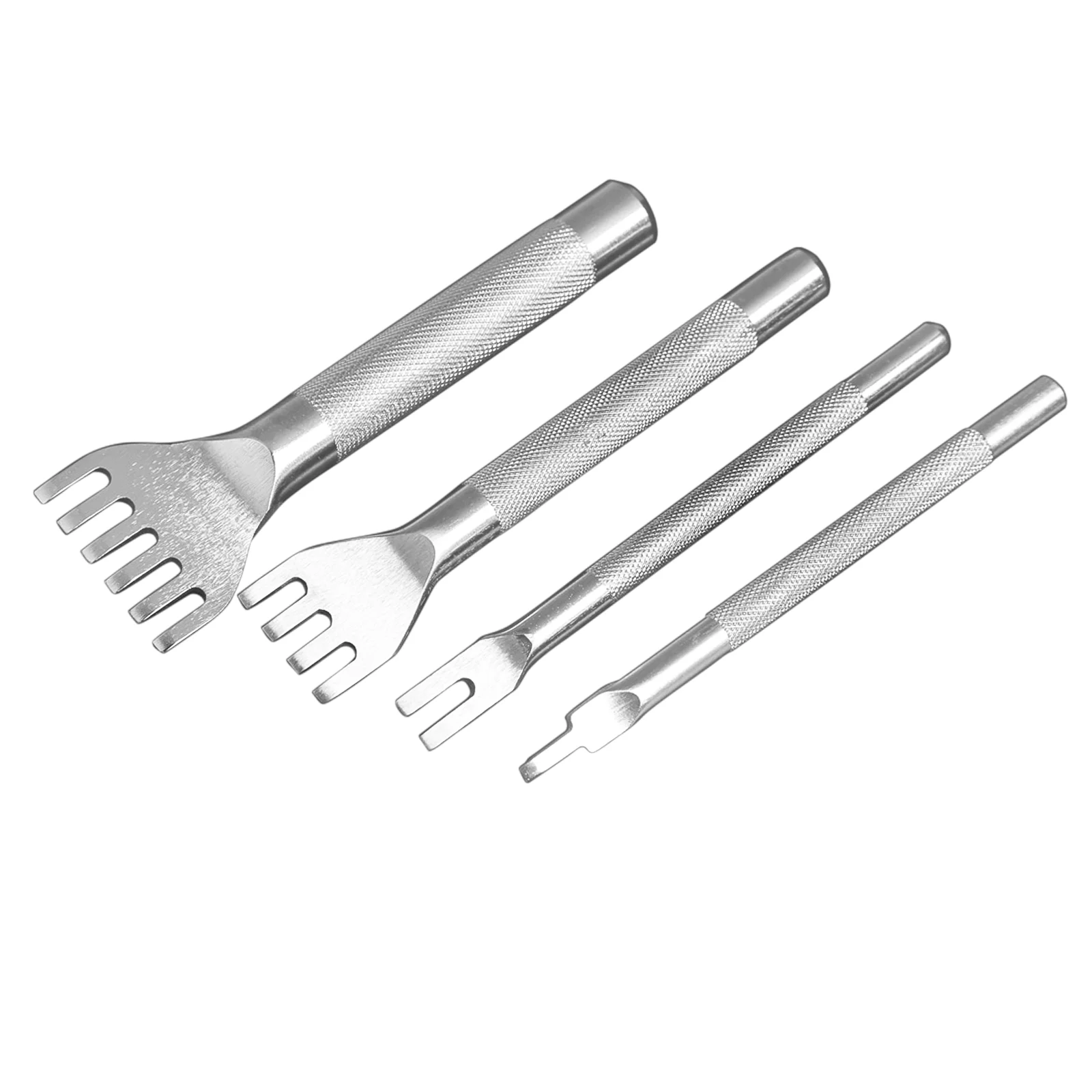 3/4/5mm Leather Hole Punch 1+2+4+6 Prong DIY Stitch Leather Craft Tool Set