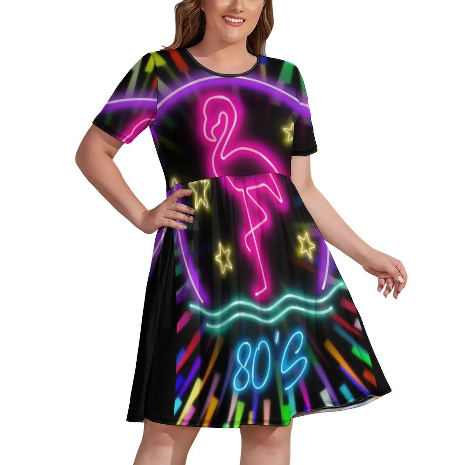 

Retro Neon Dress Women's long dress luxury evening dresses 2024 beach outfits for women women's summer dresses 2024