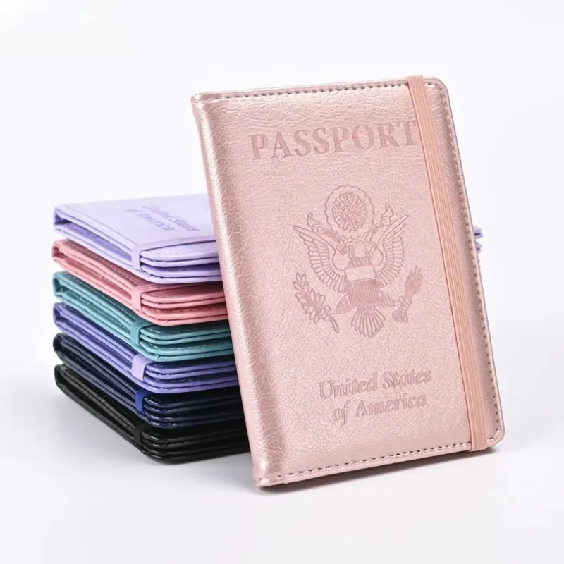 

Multi-Function PU Leather RFID Passport Cover Ultra-thin Waterproof Passport Protector Credit ID Card Wallet Passport Holder