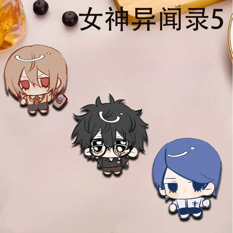 

Amamiya Ren значки заколки аниме Persona 5 брошь модные броши для косплея Студенческая школьная сумка Подвеска Аксессуары для одежды подарок
