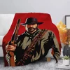 Games Red Dead Redemption 2 Printed Blanket Picnic Blankets Warm Blanket Soft and Comfortable Blanket Home Travel Birthday Gift 3