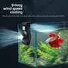 Artefacto de refrigeración y enfriamiento de peces, enfriador externo pequeño, ventilador de pared USB para acuario
