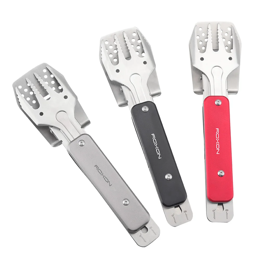 Roxon-mini conjunto de churrasco 4 em 1