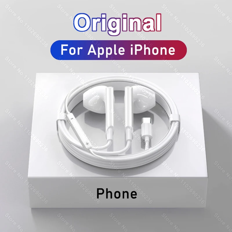 OriginalWiredHeadphonesForAppleiPhone14121113ProMaxMini14