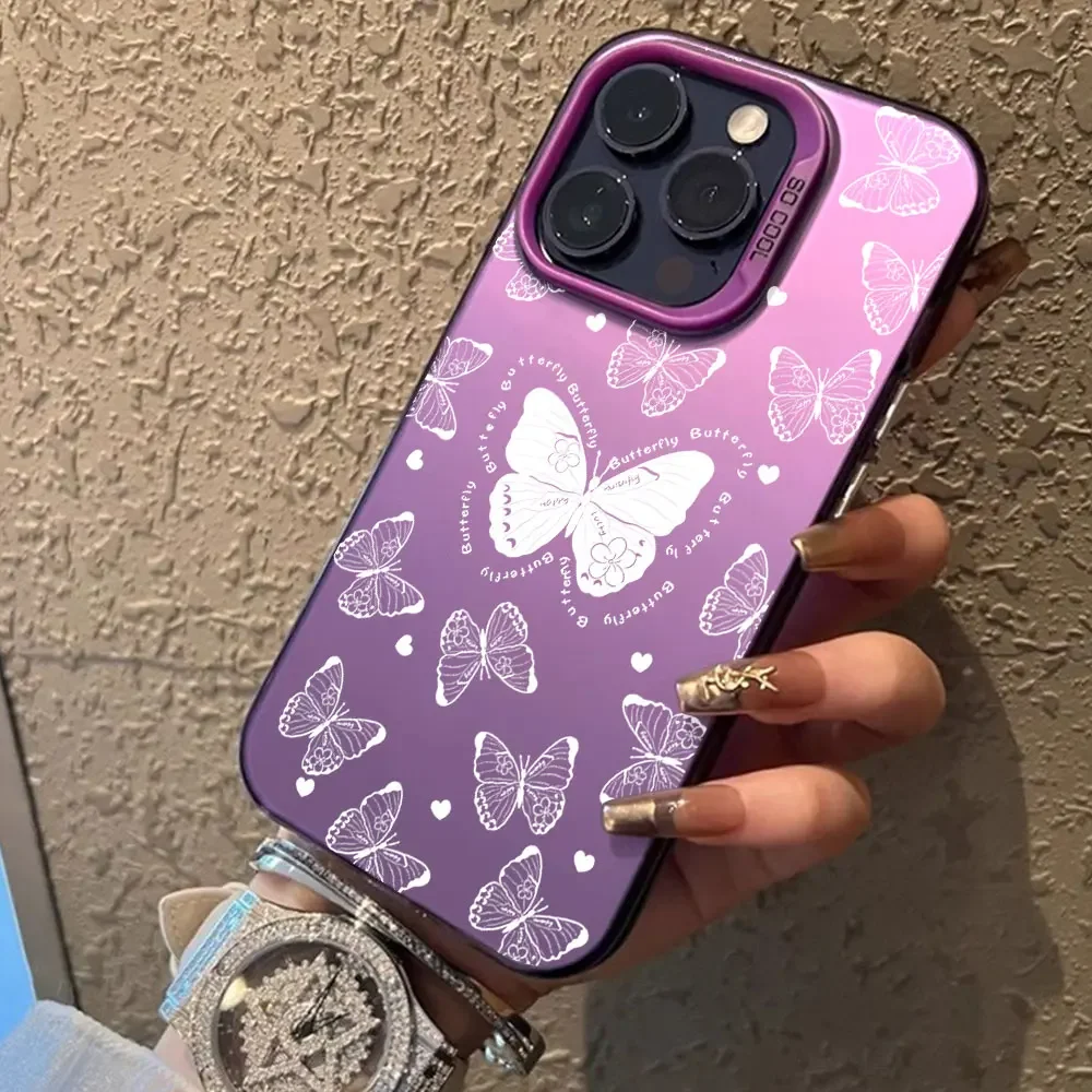 Shockproof IMD Butterfly Design Phone Case