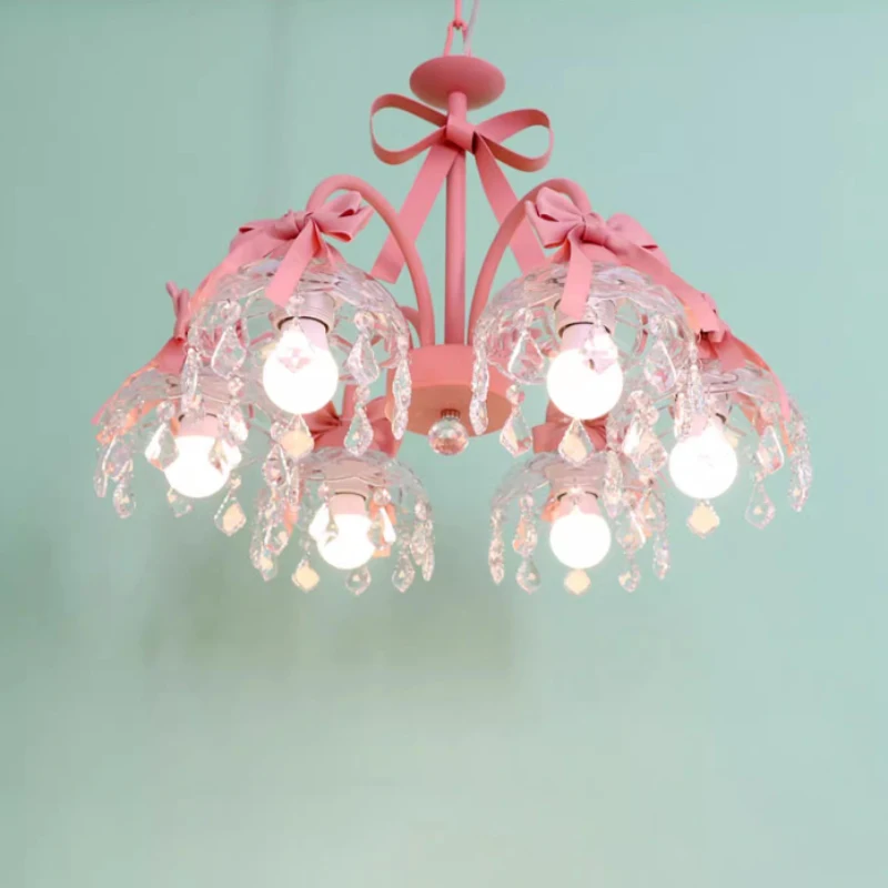 Lampadario FIOCCO 35 Cm Bianco E Azzurro - Lampadesign - LED Incluso - 3