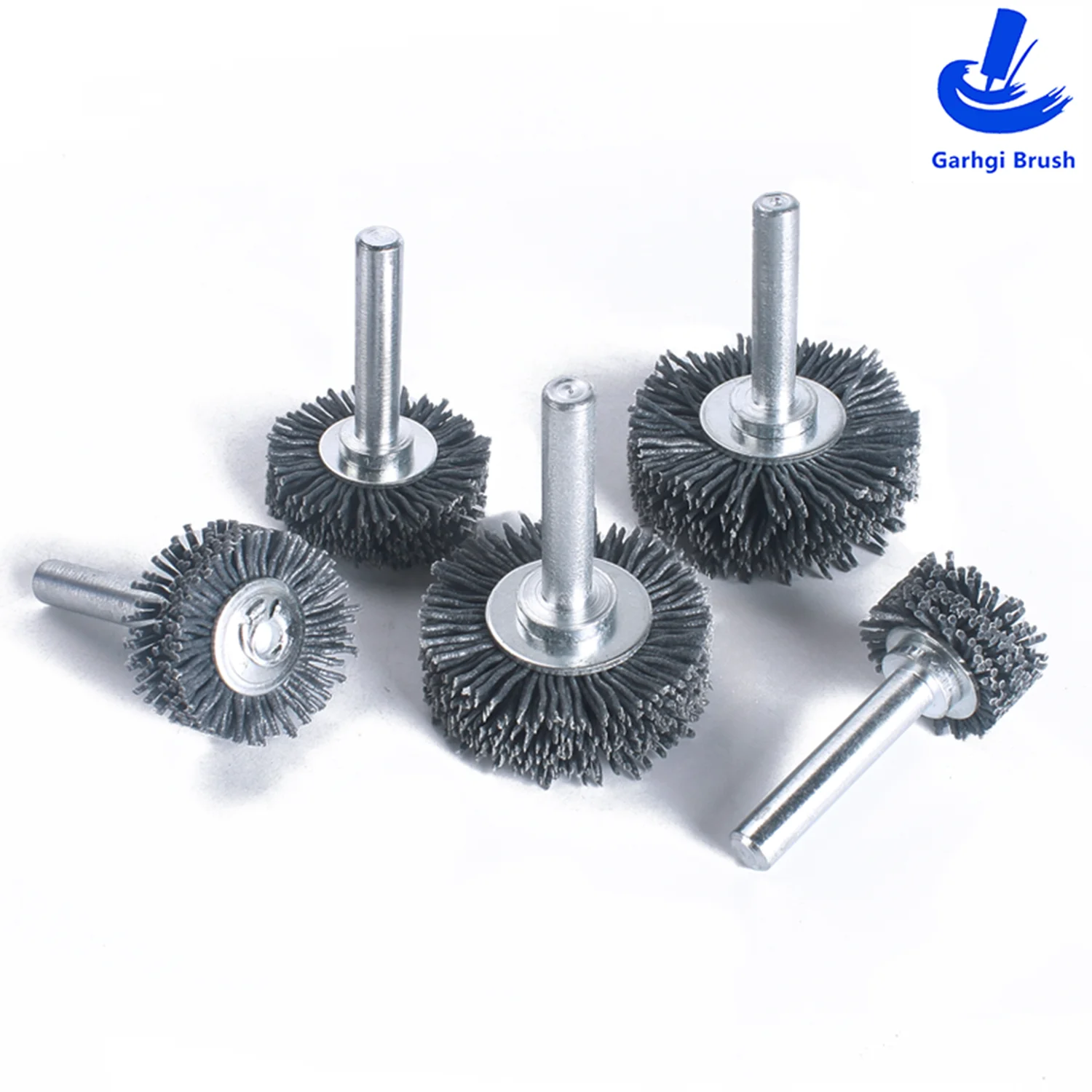 320Grit Nylon Draht Rad Pinsel Polieren Farbe Streifen Skala Rost Reinigung Weichere Metalle Aluminium Bohrer CNC Maschine Werkzeug Zubehör – Detail 11