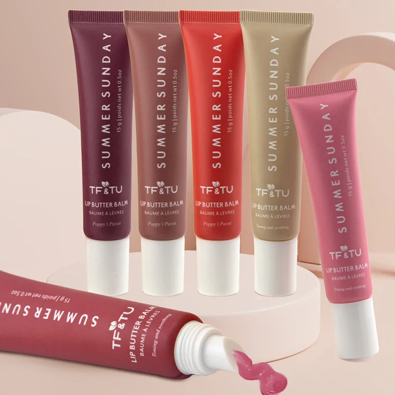 Moisturize Lip Gloss 6 Colors Waterproof Liquid Lip Gloss Polypeptide Color Butter Lipstick Liquid Honey Enrichment lip gloss lip makeup