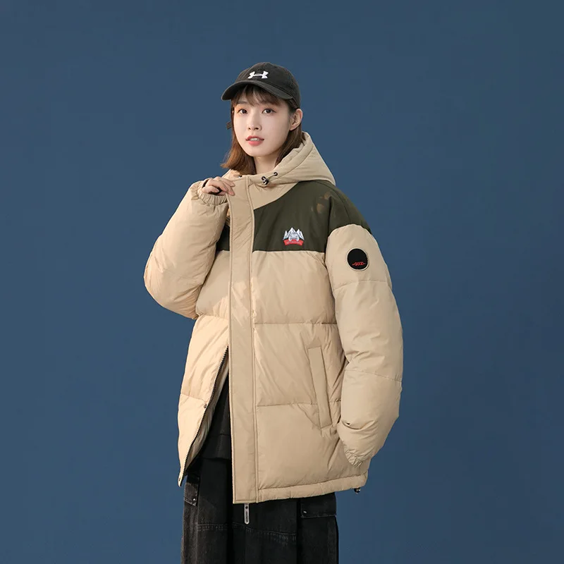 2022 New Fashion Women Down Coat Fashion Short Winter Jacket Fashion Couple Warm Outwear
