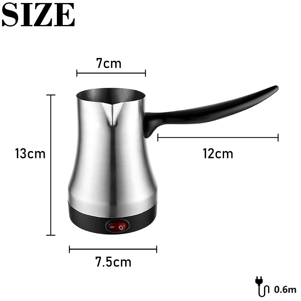 Turkish Coffee Machine Pot Stainless Steel Cezve for Electric Coffee Maker Portable Italian Mocha Hot Milk Jug For Gift Sonifer coffee maker espresso maker