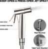 Handheld Bidet Sprayer for Toilet, Bidet Attachment for Warm Water, Hot and Cold Mixing Valve Kit, Hand Sprayer for Wash 5