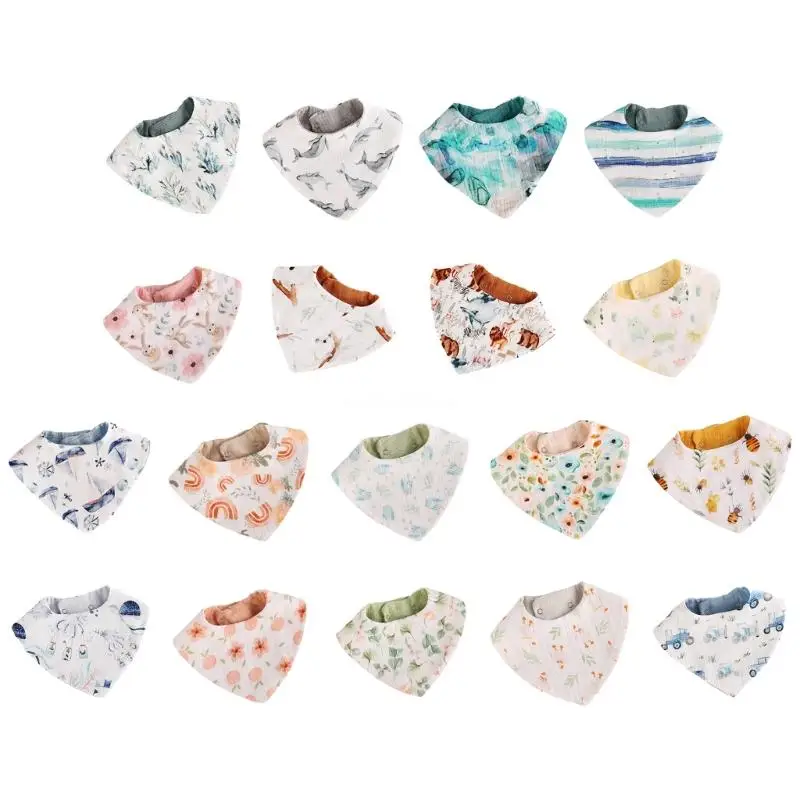 

Multifunction Muslin Bibs Soft Breathable Bib 6-layers for Babies Toddlers Feeding Apron Cotton Saliva Towel