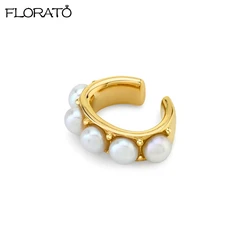 Elegant Pearl Ear Cuff Clip - On Earrings for Women - Minimalist Fashion Jewelry (1)