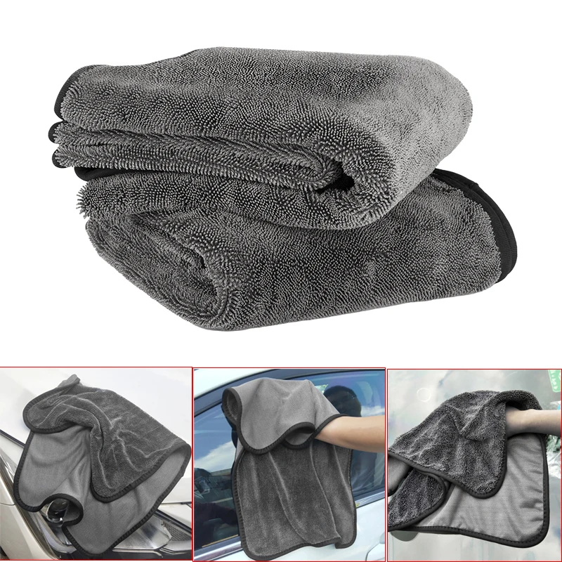 

Microfiber Towel Car Wash Super Absorbency Cleaning Cloth Auto Towel One-Time Drying For Honda Toyota Ford Mazda Lada KIA Seltos