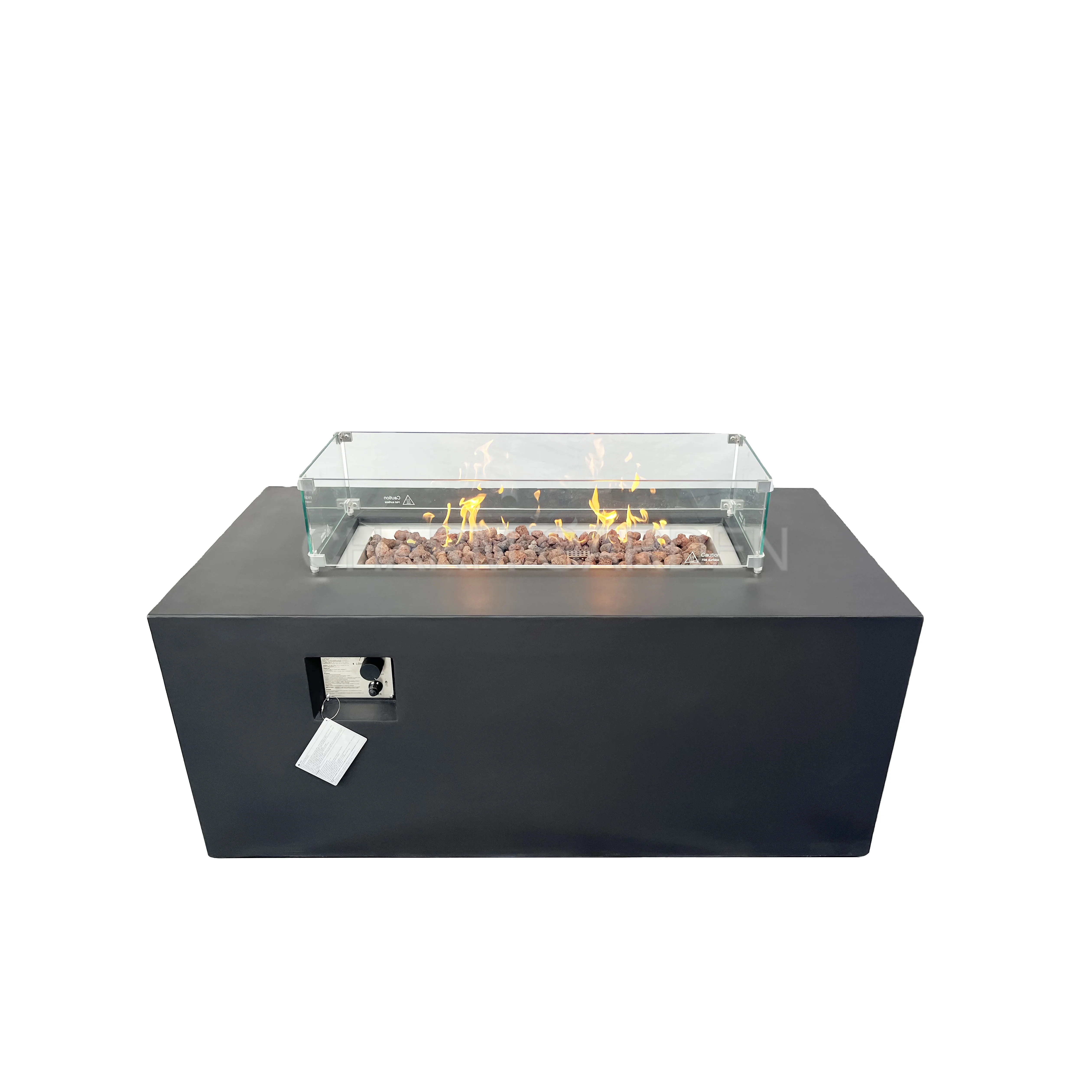 Outdoor Fireplace GAS Fire Pit Glass Fiber Reinforced Concrete Customization 20 Days LPG System Stove