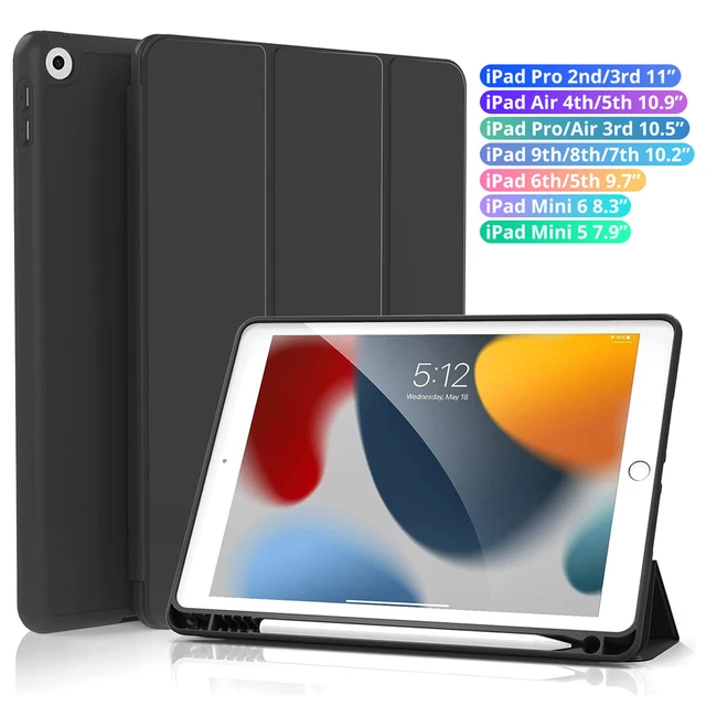 Case for iPad 10.2 9th 2021 A2603 A2602 8th 2020 cover 10.2 2019 7th coque  Air 2 Pro 11/ Air 4 10.9, mini 2 3 4 5 6 5th 6th 9.7 - AliExpress