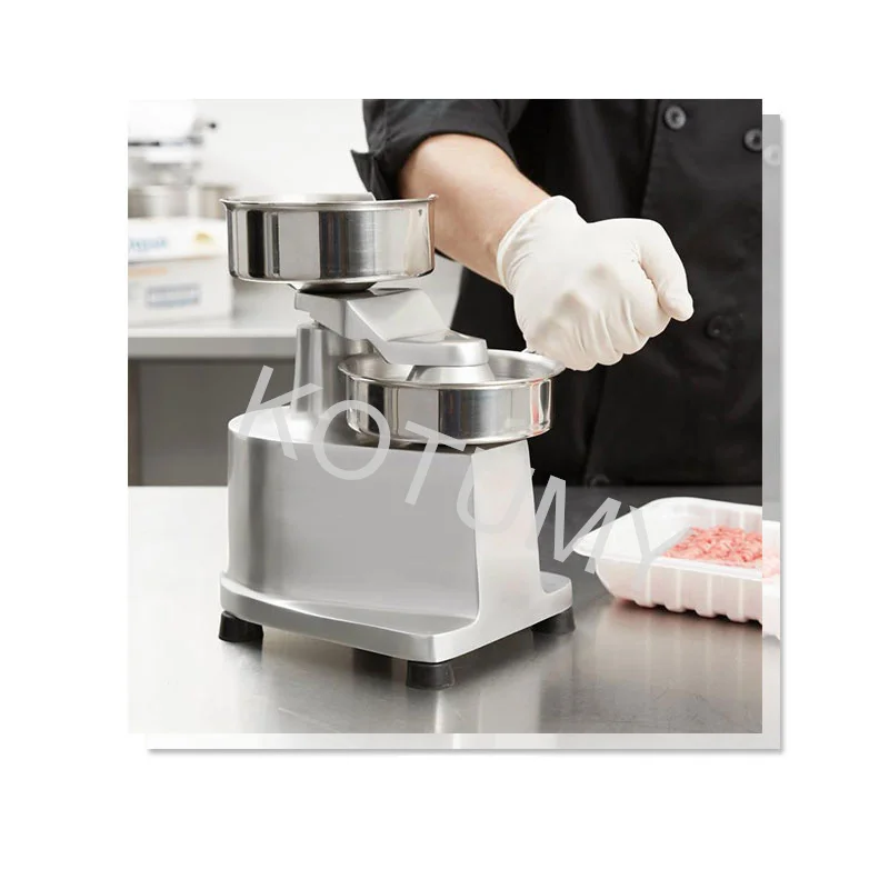 Hamburger Press Stainless Steel Manual Round Meat Shaping Kitchen Machine Commercial Home Forming Burger Patty Maker