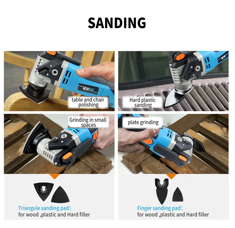 300W/350W/500W Qucik-Release Multifunction Power Tool Electric Oscillating Tool Renovator Saw with Handle,DIY Home Improvement 4